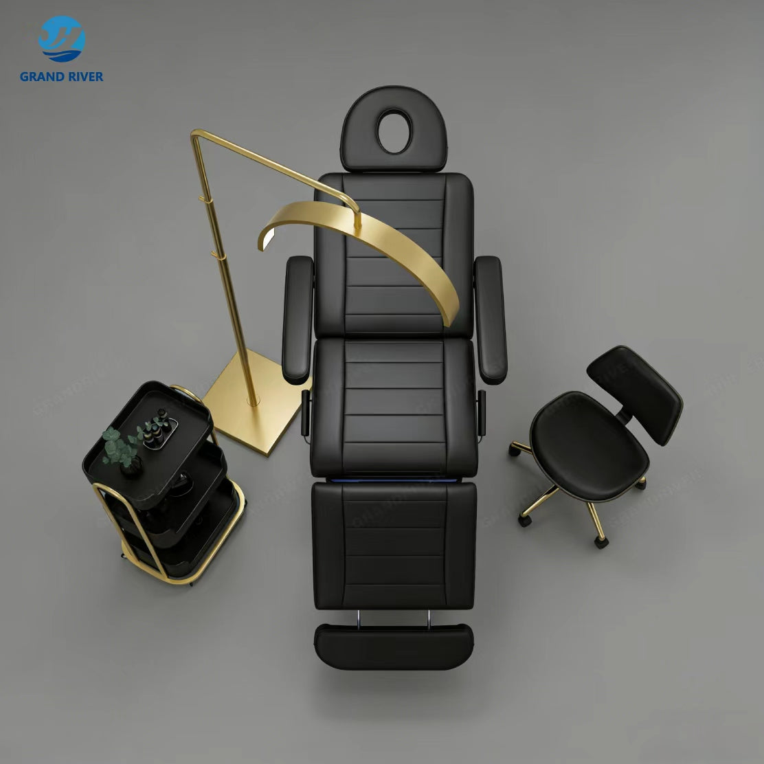 Modern Custom Salon Beauty Bed Massage Table Massage Bed with Foot Control Electric 4 Motors Facial Spa Chair for Lash